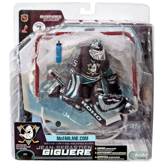 Jean-Sebastien Giguere Action Figure Purple Jersey Variant NHL
