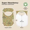 thumbnail image 3 of Baberos KeaBabies Hallo Baby, paquete de 8 para niños y niñas, 3 of 9