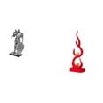 thumbnail image 1 of Figura De Resina De Caballero Nórdico, Escultura De Arte Abstracto, Adorno Para Escritorio, Armario, Oficina, Mesa, Centro De Mesa, Entrada, Estatua Moderna De Llama De Fuego, Artesanía Para, 1 of 8