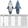 thumbnail image 4 of Sudadera portátil con capucha Shark Blanket para niños InKarts Shark, 4 of 8