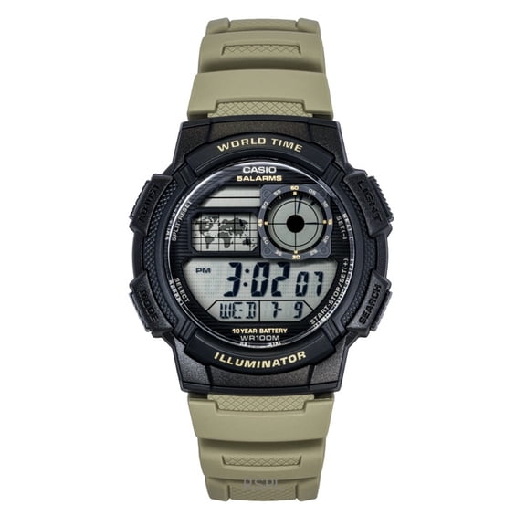 Casio Standard Digital Resin Strap Quartz AE-1000W-5AV 100M Men's Watch
