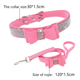 thumbnail image 2 of Collar de perro con pajarita, collar suave deslumbrante, cristal de gema de diamantes de imitación, adecuado para perros Adepaton CPB-US-YY106-4, 2 of 5