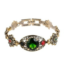 Kachbutis Vintage Bracelets for Women, Austrian Court Alloy Gold Plated Bracelet Handmade Cute Dainty Bracelet for Women Jewelry Gift