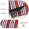 thumbnail image 6 of Round Area Rug 6 Ft, Red Pink Stripes Washable Non-Slip Circle Carpet for Living Room/Bedroom, Country Simple Gradient Vertical Lines Low-Profile Indoor Mats Collection Rugs for Residential, 6 of 7