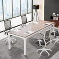 thumbnail image 2 of Finmind 6.5FT Conference Table, 78.7 Inche Rectangle Meeting Seminar Table (Only Table), 2 of 5