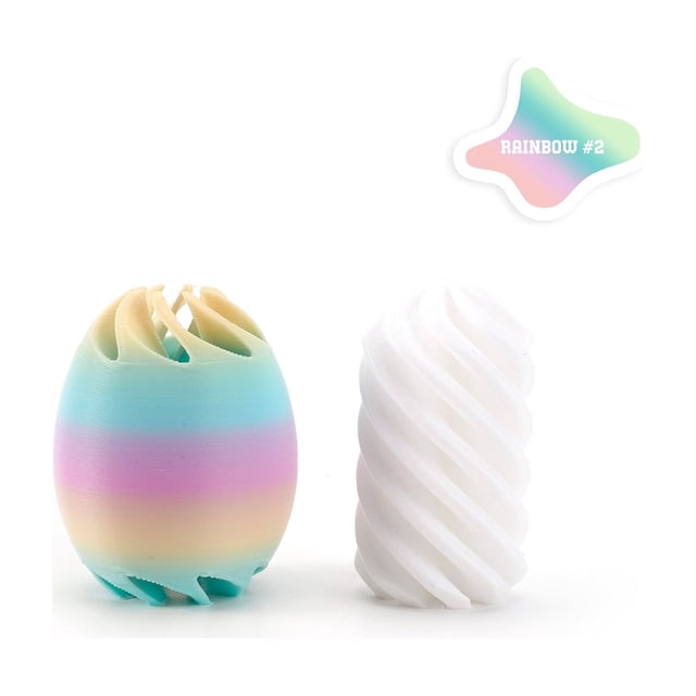 Juguete de huevo de Pascua para música hilada de descompresión • Hilador sensorial antiestrés • Decoración de manualidades caseras • Set de regalo de escritorio musical 1