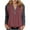 Brick Red, variant on Womens Tops Women's Long Sleeve T-Shirt Side Split Tunic Tops for Leggings Loose Crewneck Sweater Hot Pink,XL