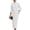White, variant on Women's 2 Piece Half Sleeve Top and Skirt Set Casual Solid Color Round Neck Fashion Elegant Outfits for Daily Wear, Black, L