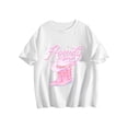 thumbnail image 2 of Cute Howdy Pink Cowgirl Boot Hat Western Rodeo Shirt 𝓴𝓲𝓭𝓼 White T-Shirt,Casual Holiday Top For 𝓴𝓲𝓭𝓼 110cm, 2 of 6