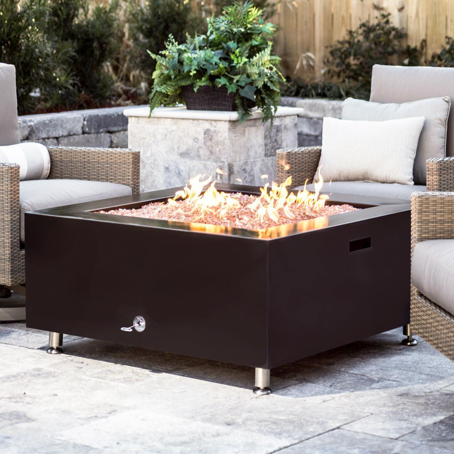 Lakeview Outdoor Designs 42-Inch Oil Rubbed Bronze Square Fire Pit ...
