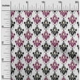 thumbnail image 1 of oneOone Georgette Viscose Fabric Ethnic Ikat Printed Craft Fabric BTY 42 Inch Wide, 1 of 4