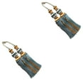 thumbnail image 1 of Baohd 2pcs Haut Pompon de Rideau Facile à et Excellent Décor pour une Large Application Rideaux de Polyester Tiebacks Suspendus Haut Bleu Clair 2Set, 1 of 6