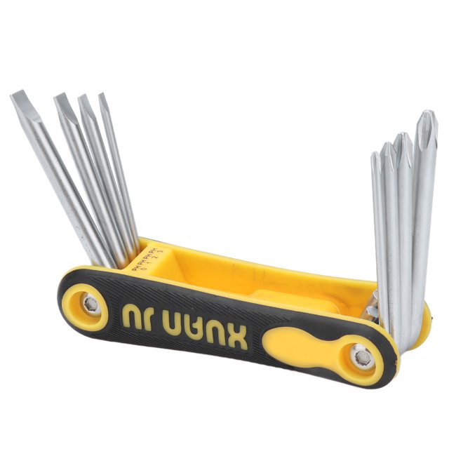 EOTVIA Folding Screwdriver,Screwdriver,Folding Screwdriver 8 In 1 Cross Slot Portable Hand Tool Set Kit For Maintenance