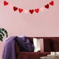 thumbnail image 5 of XunW Valentine Party Supplies Wedding Decoration Valentine'S Day Decorations 3Set Romantic Red Heart Letters Balloons Banners, 5 of 8