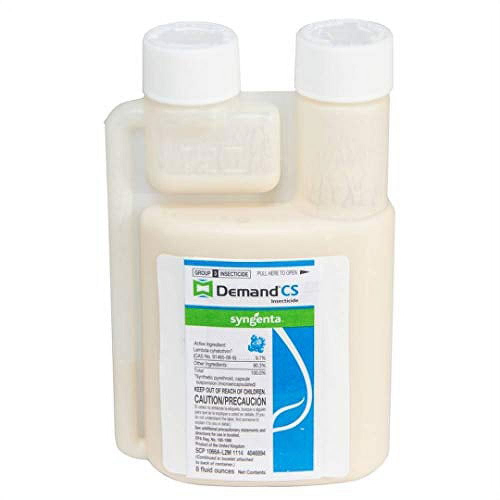 Syngenta Demand CS Indoor & Outdoor Insects Insecticide Liquid, 8 fl oz, 30 Count
