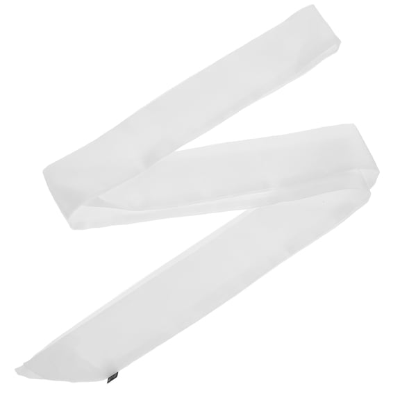 ETHZZLE Durable White Bridal Belt for Wedding Dress Accessories Women's Waist Belt for Dancing 100% Polyester