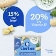 thumbnail image 4 of (6 pack) Gerber Snacks for Baby Lil Crunchies Ranch Puffs, 1.48 oz Canister (6 Pack), 4 of 10