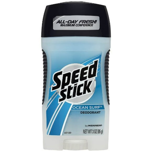 Speed Stick Deodorant, Ocean Surf, 3 Ounce, (Pack of 6)