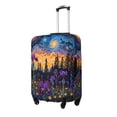 thumbnail image 2 of Uemuo Cosmic Irises At Twilight Printed Washable Luggage Cover - Fashion Suitcase Protector Fits 18-32 Inch Luggage -Medium, 2 of 9