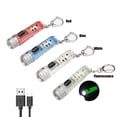 thumbnail image 4 of Mini Llavero Linterna Con Hebilla USB Recargable Linterna Emergencia (blanco), 4 of 8
