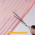 thumbnail image 5 of Uxcell PP Burlap Mesh 10" x 10 Yards Tinsel Foil Stripe Ribbon, Red+Gold 1 Roll, 5 of 6