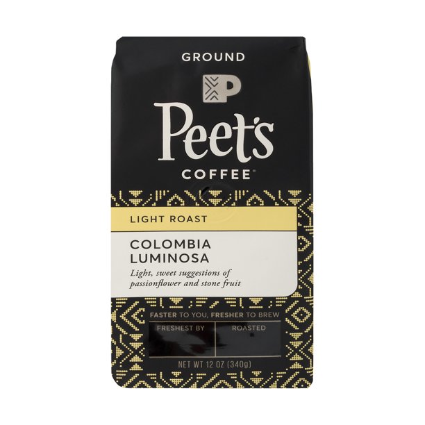 Peet's Coffee® Colombia Luminosa Light Roast Ground Coffee 12 oz. Stand