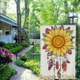 thumbnail image 6 of PHYHOO Summer Garden Flag Outside Double Sided, Seasonal GOOD NIGHT Sunflower Dream Catcher Yard Flags, Spring Decor for Farmhouse Outdoor Decoration 28x40in, 6 of 8