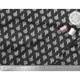 thumbnail image 2 of Soimoi Moss Georgette Fabric Floral Block Decor Fabric Printed Yard 42 Inch Wide, 2 of 3
