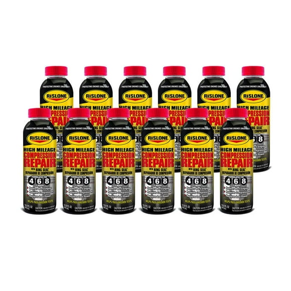 Bar's Leaks Rislone 4447-12PK Compression Repair with Ring Seal - 16.9 oz., (Pack of 12)