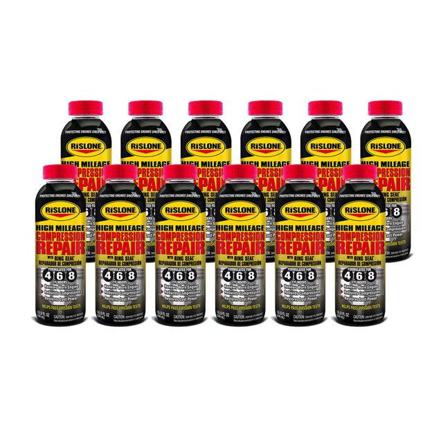 Bar's Leaks Rislone 4447-12PK Compression Réparation avec Joint d'Anneau - 16,9 Oz, (Lot de 12)