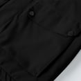 thumbnail image 6 of QATAINLAV Man Zip up Adjustable Hooded Jackets Casual Patchwork Waterproof Hiking Jacket Loose Fit Windbreaker Raincoat Black,XXL, 6 of 6