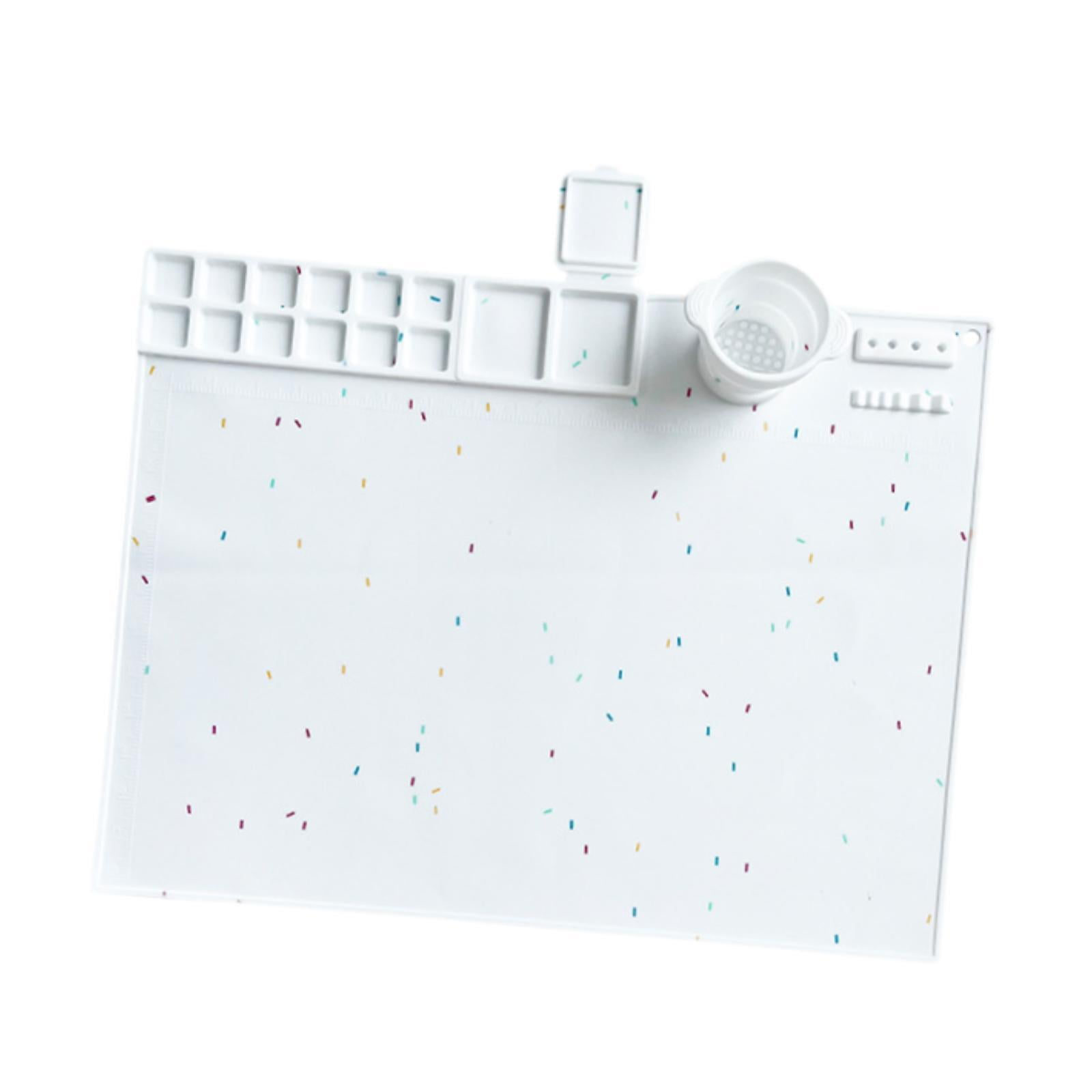 Sharprepublic Silicone Craft Mat Counter Mat Silicone Artist Mat for DIY Clay Project Kids