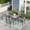 Brown, variant on Sophia & William 5 Piece Patio Dining Set Patio Dining Table with 4 Blue Textilene Chairs
