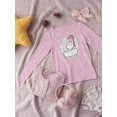 thumbnail image 3 of Baby Rabbit Taking A Bath Long Sleeve Toddler -Image by Shutterstock,  5 Toddler, 3 of 4