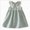 Green, variant on WXFAZCVU Summer Dress Girls Fashion Plaid Sleeveless A Line Dress Square Neck Lace Dresses Size 4-5 Years