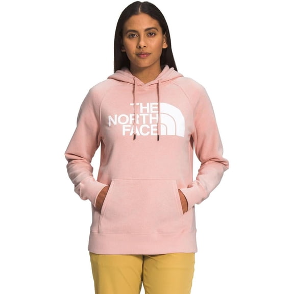 The North Face Women’s Half Dome Pullover Hoodie, Evening Sand Pink/TNF White, Size XL
