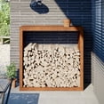 thumbnail image 1 of vidaXL Firewood Rack 100x40x100 cm Weathering Steel, 1 of 5