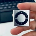 thumbnail image 2 of Mini MP3 Music Player Metal Audio Player Built-in Speaker Headphones Tf Card Portable Digital Music Player For Students black, 2 of 5