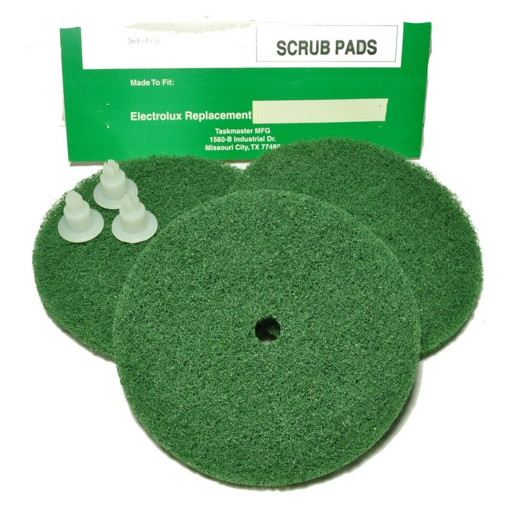 Electrolux Shampooer/Floor Polisher Green Scrub Pads, Taskmaster