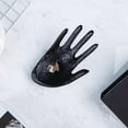 thumbnail image 5 of Buddha Hands Mannequin Hand Rack Resin Trays Jewelry Display DISH for Rings Black, 5 of 8