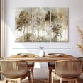 thumbnail image 3 of Elephant Stock Lush Black Forest Wall Art - Horizontal Multi Panel Canvas - Living Room Wall Decor - Floral And Botanical Multi Panel - White And Gray Decor By Allison Pearce - 65" x 42", 3 of 8