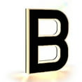 thumbnail image 2 of BKER Modern Illuminated Number Sign Outdoor Address Plaque With LED Night Light For Wall Easy Installation, 2 of 6