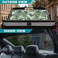 thumbnail image 6 of FUIALDOLG Green Camo Truck Rear Window Decal, Waterproof Fade Resistant Vinyl Sunshade, See through Sticker for Most Pickup Trucks, 66.9 x 22.4 Inches, 6 of 8