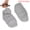 1 pair Gray M1, variant on Silicone Palm Grips for Gymnastics and Weightlifting, Grip Strengthener Gloves for Training Protection