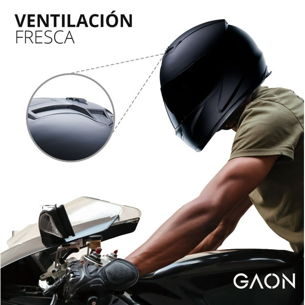 Casco moto con retrovisor sale