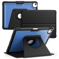 FJLBDE Case for iPad Air 13 Inch M3 2025 / M2 2024 12.9 inch (3rd/4th Gen), 360 Rotating Stand iPad Protective Case Cover with Auto Wake/Sleep, Blue