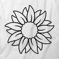 thumbnail image 2 of Sunflower T-Shirt | Pretty Flowers White Tee Gift, 2 of 5