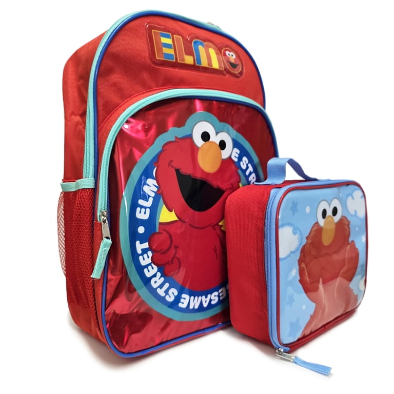 elmo mini backpack with name Sesame Street Plush Bring Elmo along for every adventure Sesame Street Little Kid Backpack