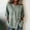 Green, variant on Zysthvn Summer Tops for Women Plus Size Tunic Floral 3/4 Sleeve Women Tshirts Drawstring Crew Neck