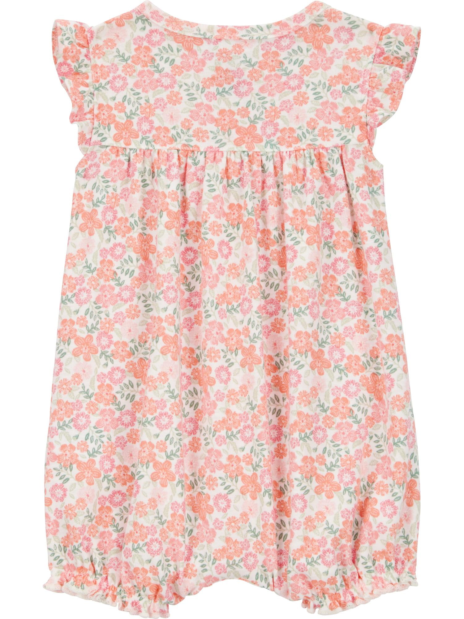 Carter's Child of Mine Baby Girl Romper, One-Piece, Sizes 0-3/24 Months